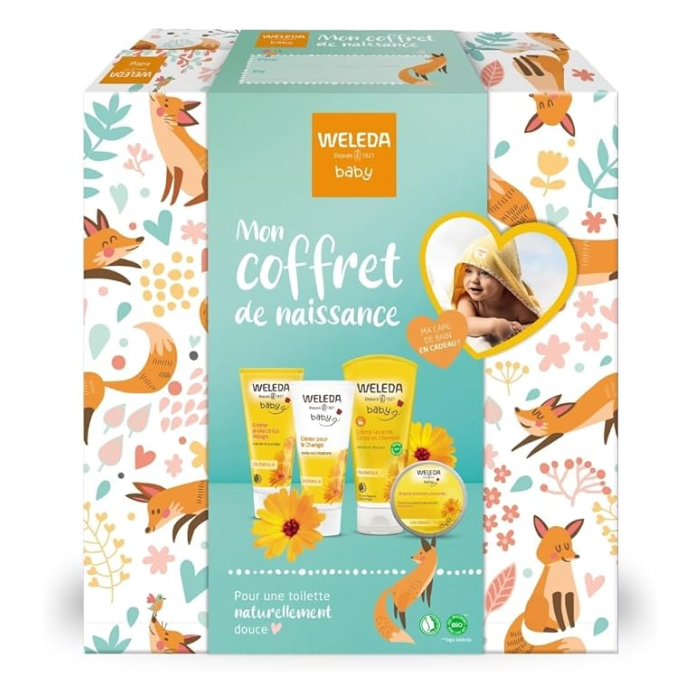 Cadeau de naissance produits de soin
