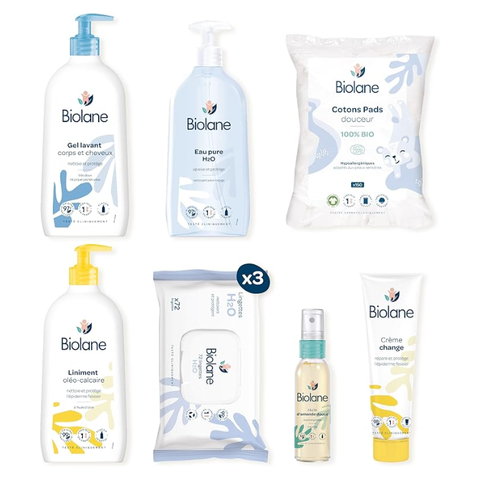 Cadeau de naissance produits de soin