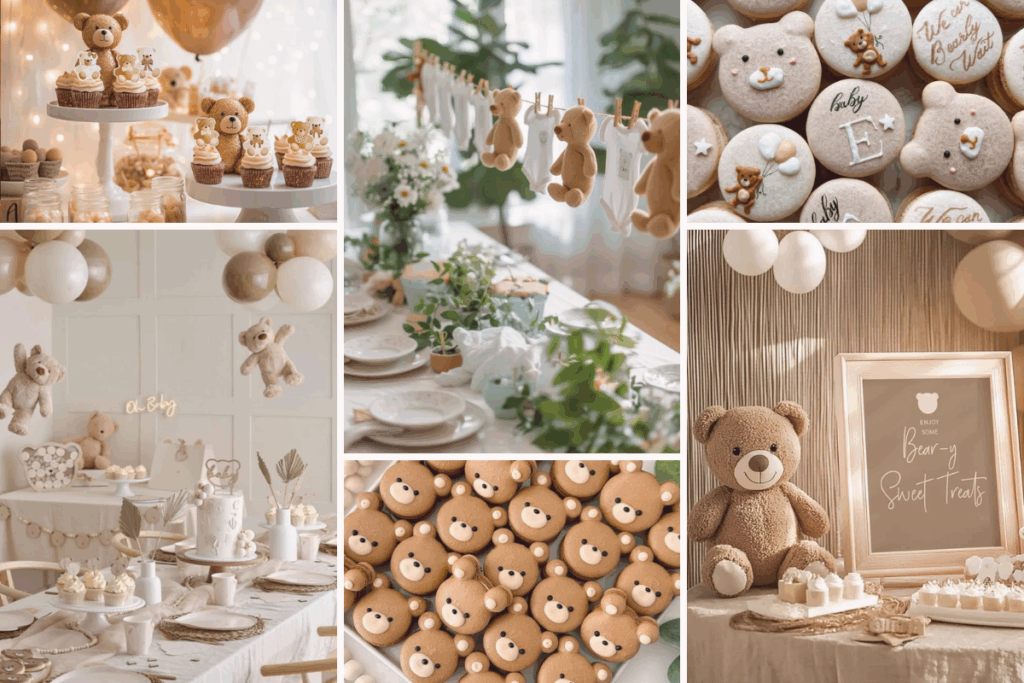 baby shower thème ourson