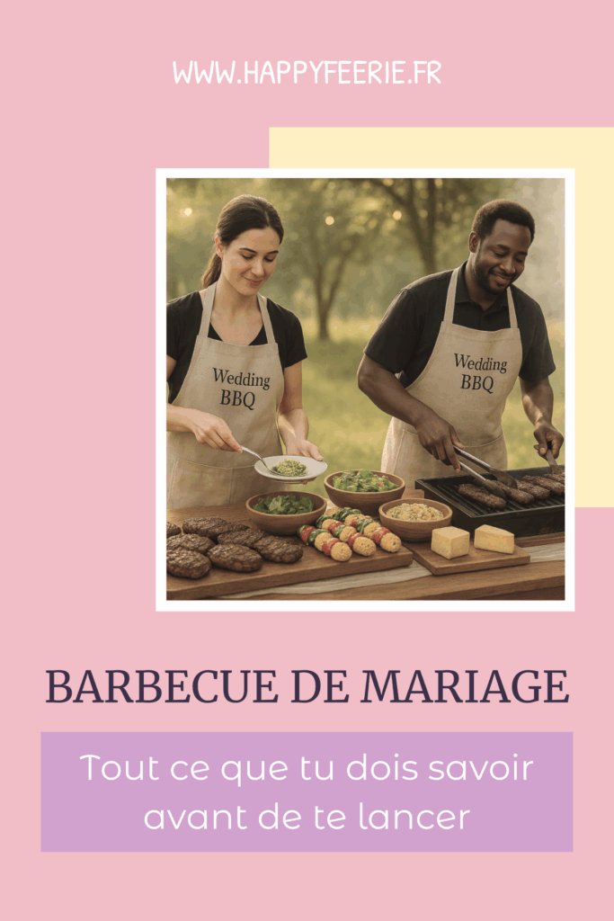 Un barbecue pour un mariage simple, gourmand et magique