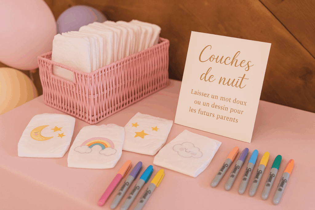 Baby shower : 15 idées originales de cadeaux et d’activités autour des couches
